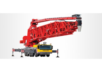 Телескопічний Стрічковий Транспортер TELEBELT® TB 200 на 5-осному крановому шасі Liebherr LMT 1220